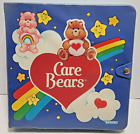 VINTAGE 1985 CARE BEARS COLLECTOR CASE W/PVC FIGURES ***FREE SHIP***