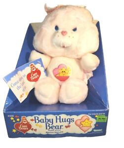Vintage 80s Care Bears Baby Hugs Bear Plush By Kenner New In Box