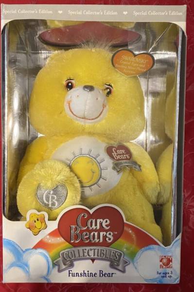 Care Bears 2007 Swarovski Crystal & Sterling Silver Funshine Bear