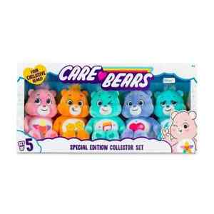 New 2022 Care Bears Bean Plush Treasure Box 5 Pack Value Set, Free Delivery