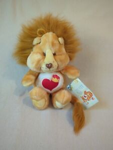 New 1984 Kenner Care Bear Cousins Brave Heart Lion Plush 13” Tags Without Box