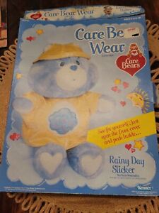Vintage Care Bear Wear Rainy Day Slicker Kenner Vintage 1982 NIB