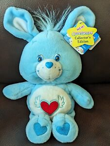 2004 Care Bear Cousins Swift Heart Rabbit Blue Heart Wings Bunny 10