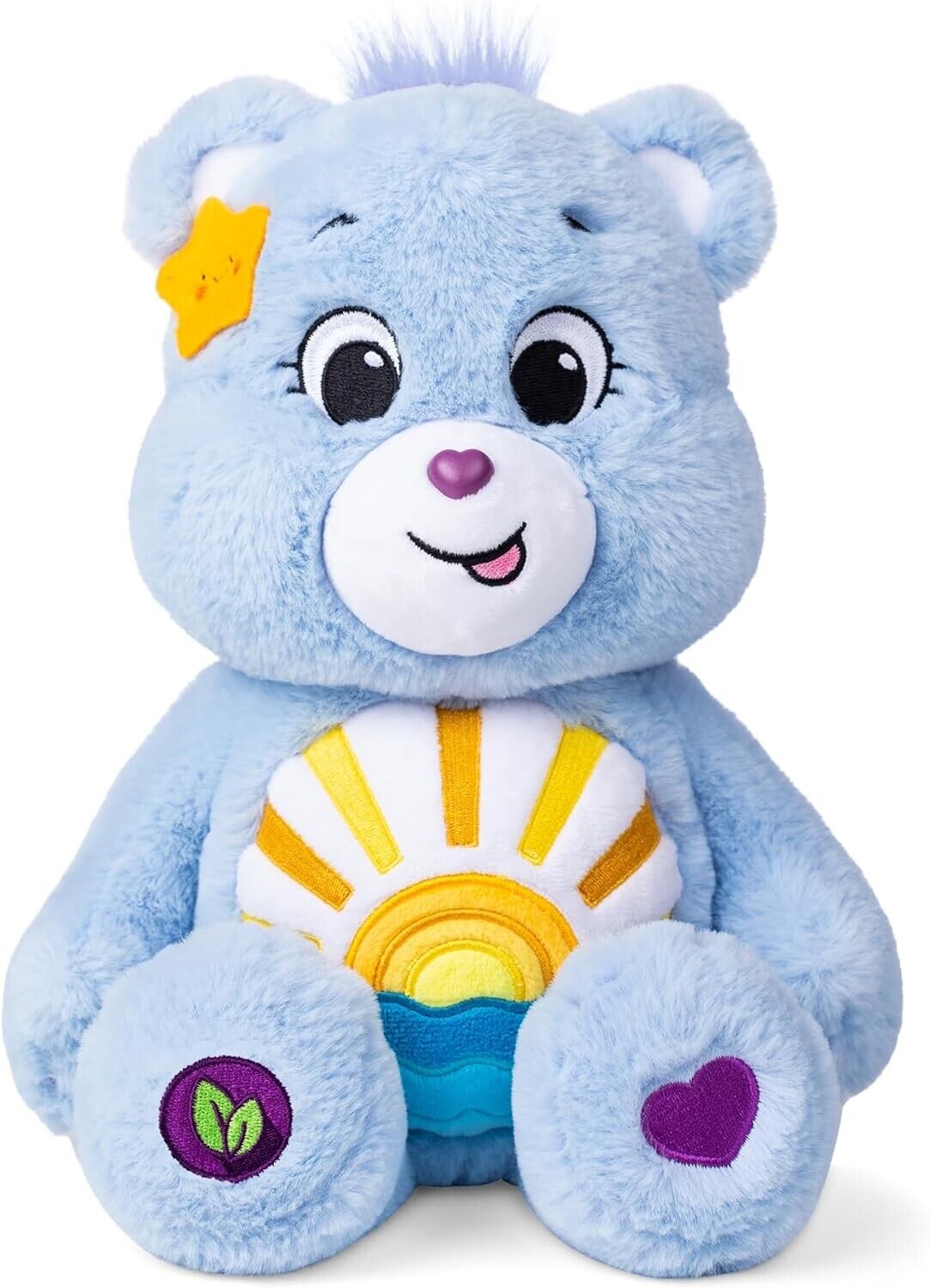 NEW IN HAND Care Bears SEA FRIEND BEAR 14" plush ECO-FRIENDLY MATERIAL OCEAN