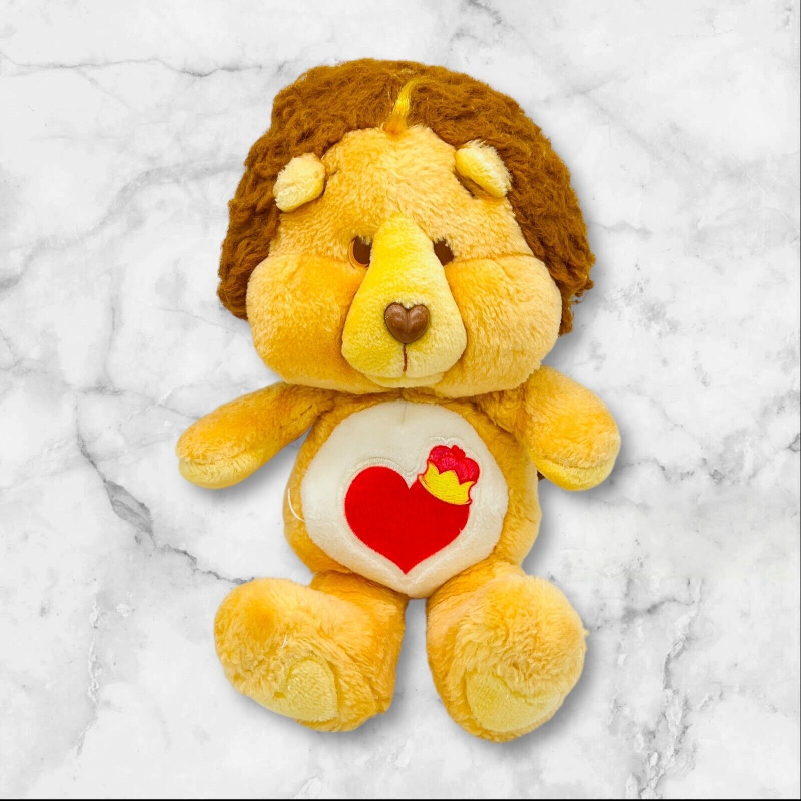 Vintage Care Bear Cousins BRAVE HEART Lion 13" Stuffed Plush Kenner 1984 Nice!