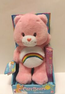 Care Bears Cheer Bear Plush with VHS - Brand New in Box - VHS Sealed - 2002