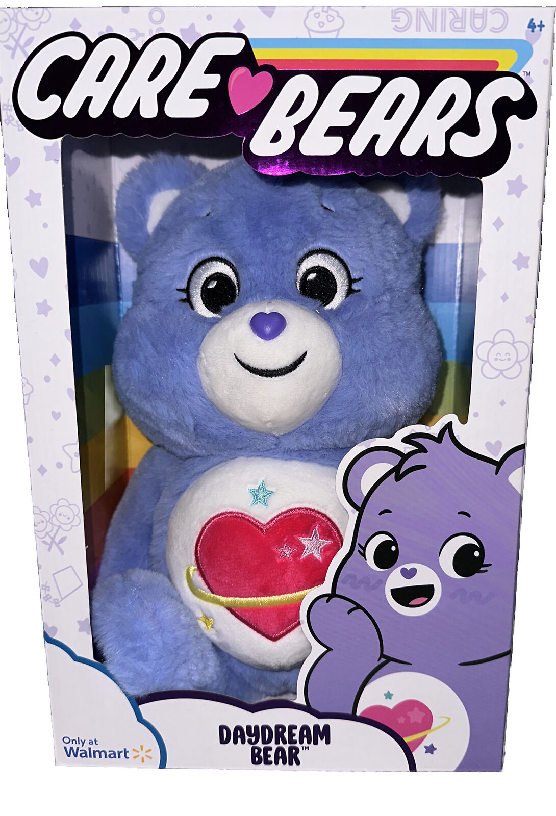 Care Bears 40th Anniversary Daydream Bear Stuffed Animal Plush Toy NWT