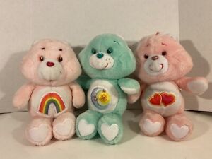 Vintage Kenner Care Bears Lot of 3 Plush Stuffed Toys 13