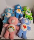 Lot Of 5 Vintage 2002 Care Bears 13” Plush 4 With Tags  READ DESCRIPTION
