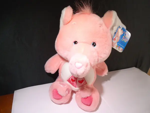 Care Bears Cousins Lotsa Heart Elephant plush RARE! tag error 2004 misprint