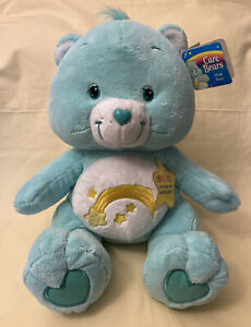 Care Bears 2006 Wish Bear Stuffed Animal Plush 15” with Tags Play Along