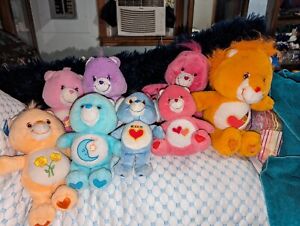 2003-2004 Care bears And Cousin 8 Total Lot W/ Talking Baby Hugs