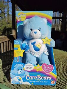Talking Care Bear Baby Tugs Bear 2004 With VHS Tape New In Box RARE!!