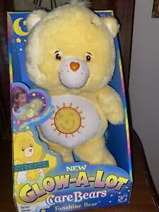 2006  Care Bears Glitter Glow-A-Lot FUNSHINE BEAR 12