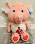 Care Bears Cousins Rare JUMBO 24” LOTSA HEART Pink Elephant Plush 2004 Doll Toy