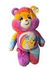 [NEW] Care Bears 24" Dare To Care Bear Jumbo Plush Multicolor Rainbow Stars
