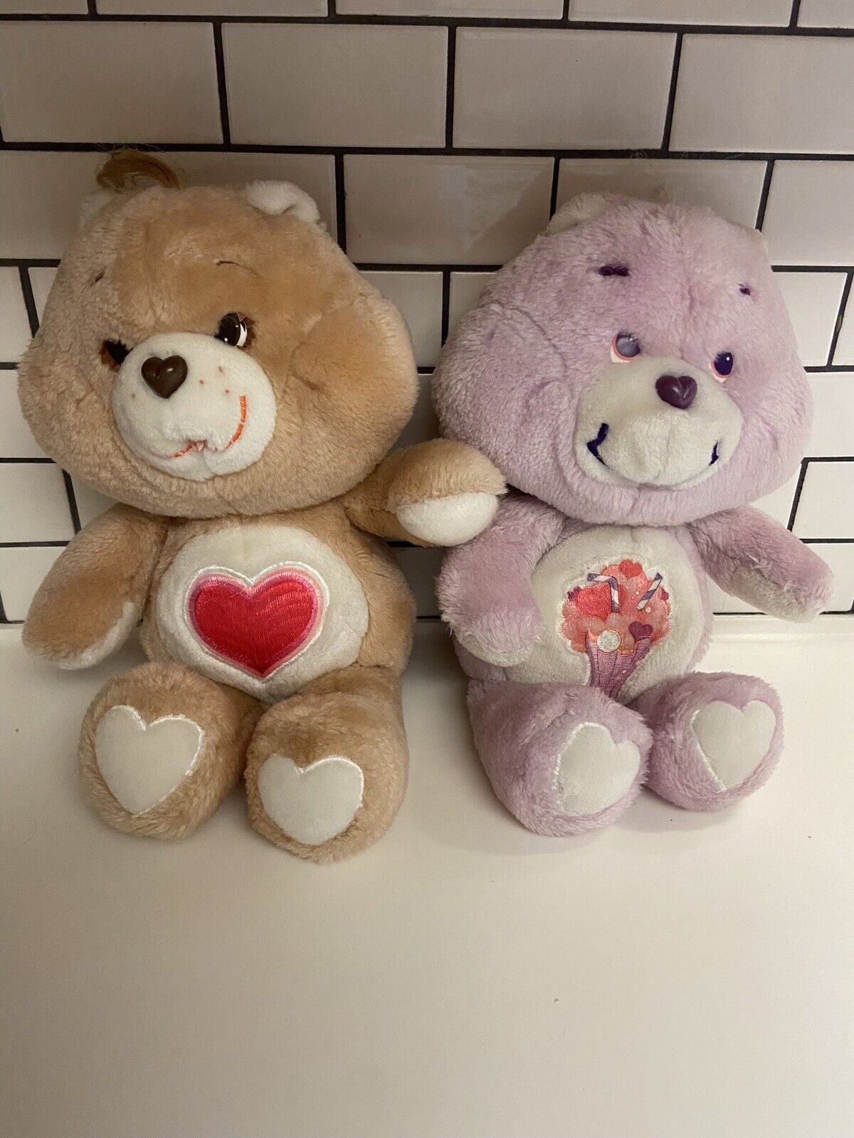 VINTAGE KENNER CARE BEARS 1980'S Tenderheart And Share Bear Ice Cream Sundae