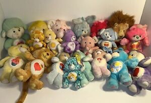 VINTAGE Lot Of CARE BEAR Plush Animals PLEASE READ DESCRIPTION AND SEE PHOTOS