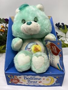 Kenner Care Bears BEDTIME BEAR 13” in Box with Tag 80s Vintage