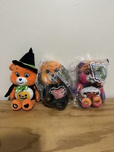 Care Bear Trick Or Treat, Spooky Sparkle & Tenderheart Skeleton Halloween Bears