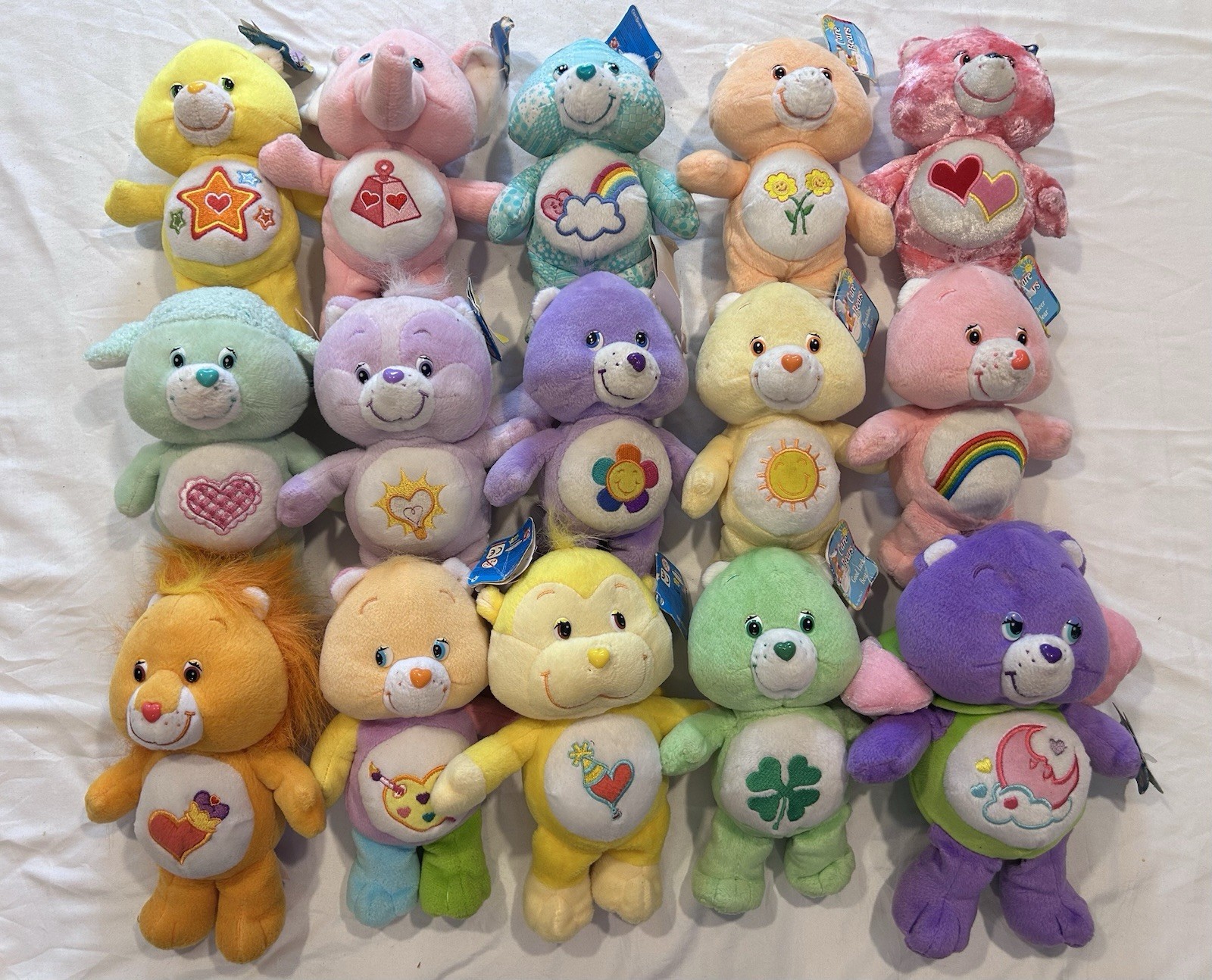 New ListingVintage Lot of 15 2002-2006 Care Bears And Cousin Plush 8” - 10”