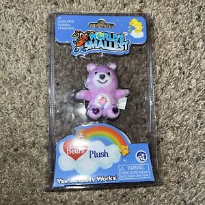 World’s Smallest Care Bears Purple Share Bear Plush 2017 Brand New Rare Series 1
