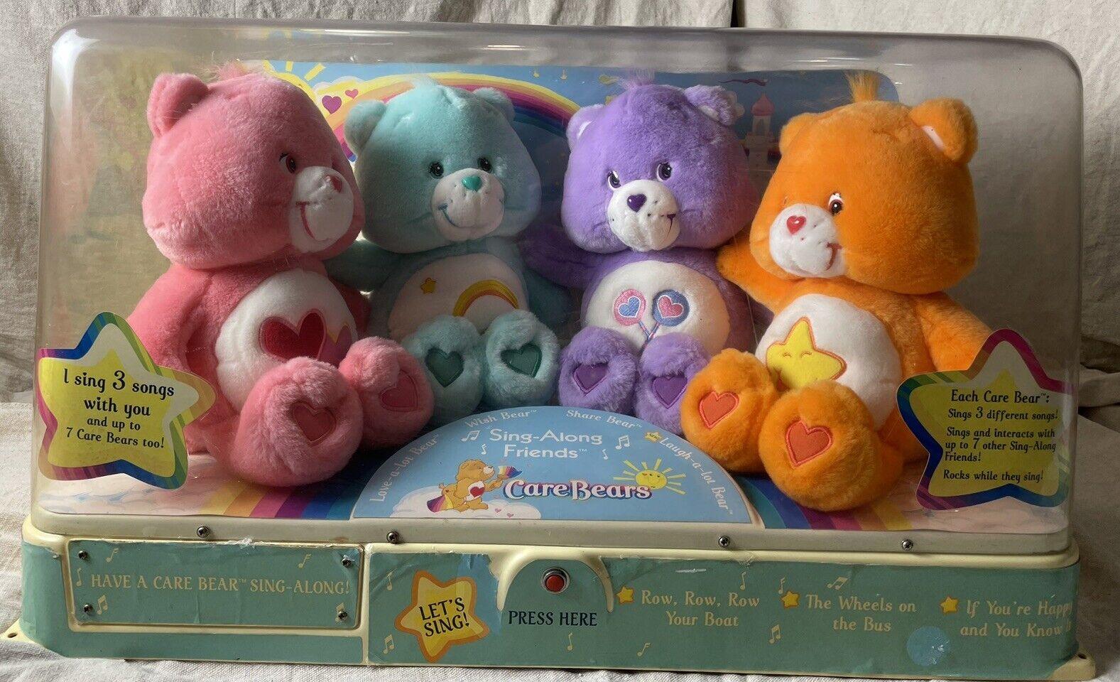 Vintage Care Bears Sing Along Friends Toys R Us Animatronic Store Display 2003