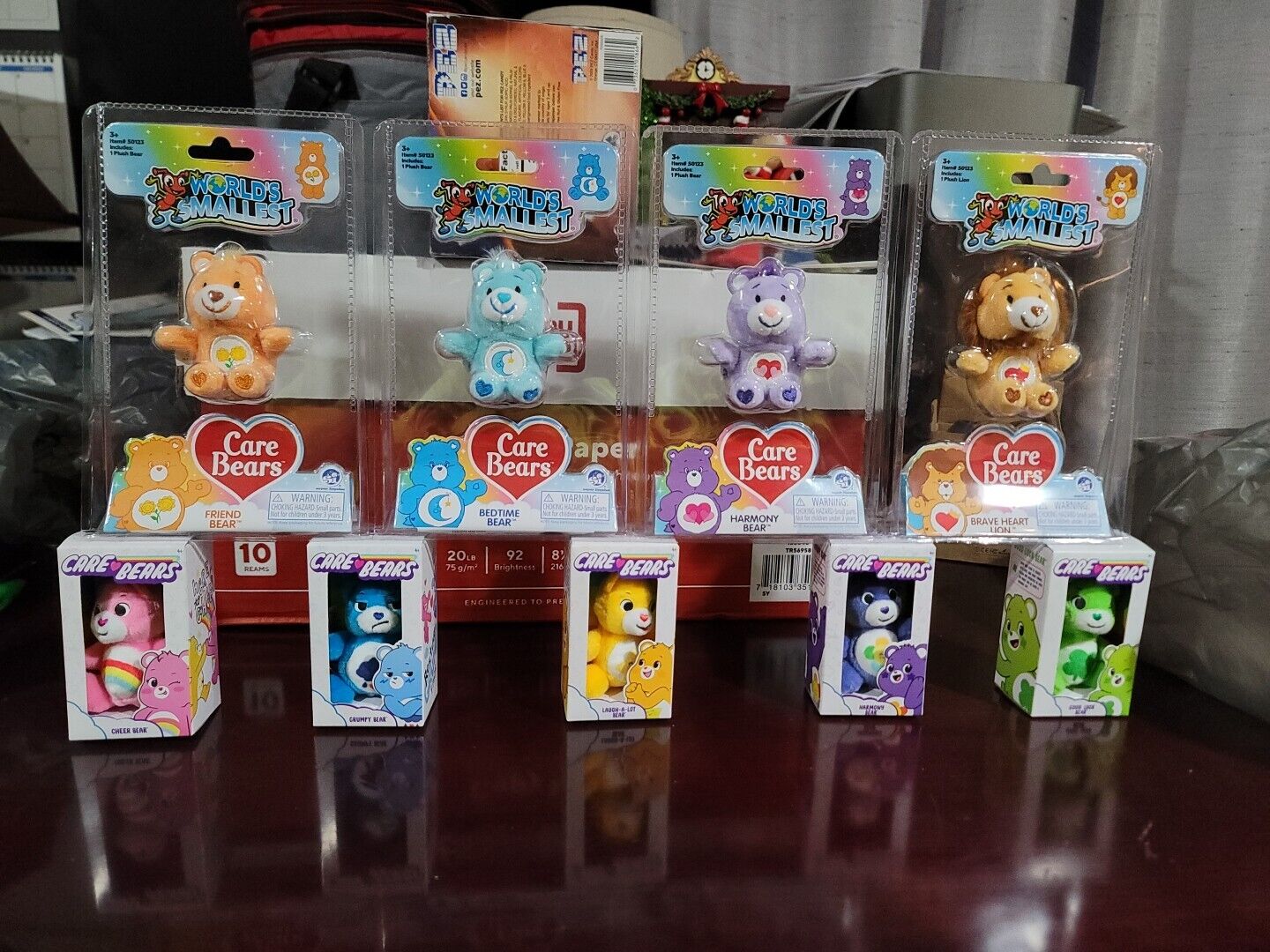 World's Smallest Care Bears Complete Series 3 & Five 3" Micro Plush Care Bears
