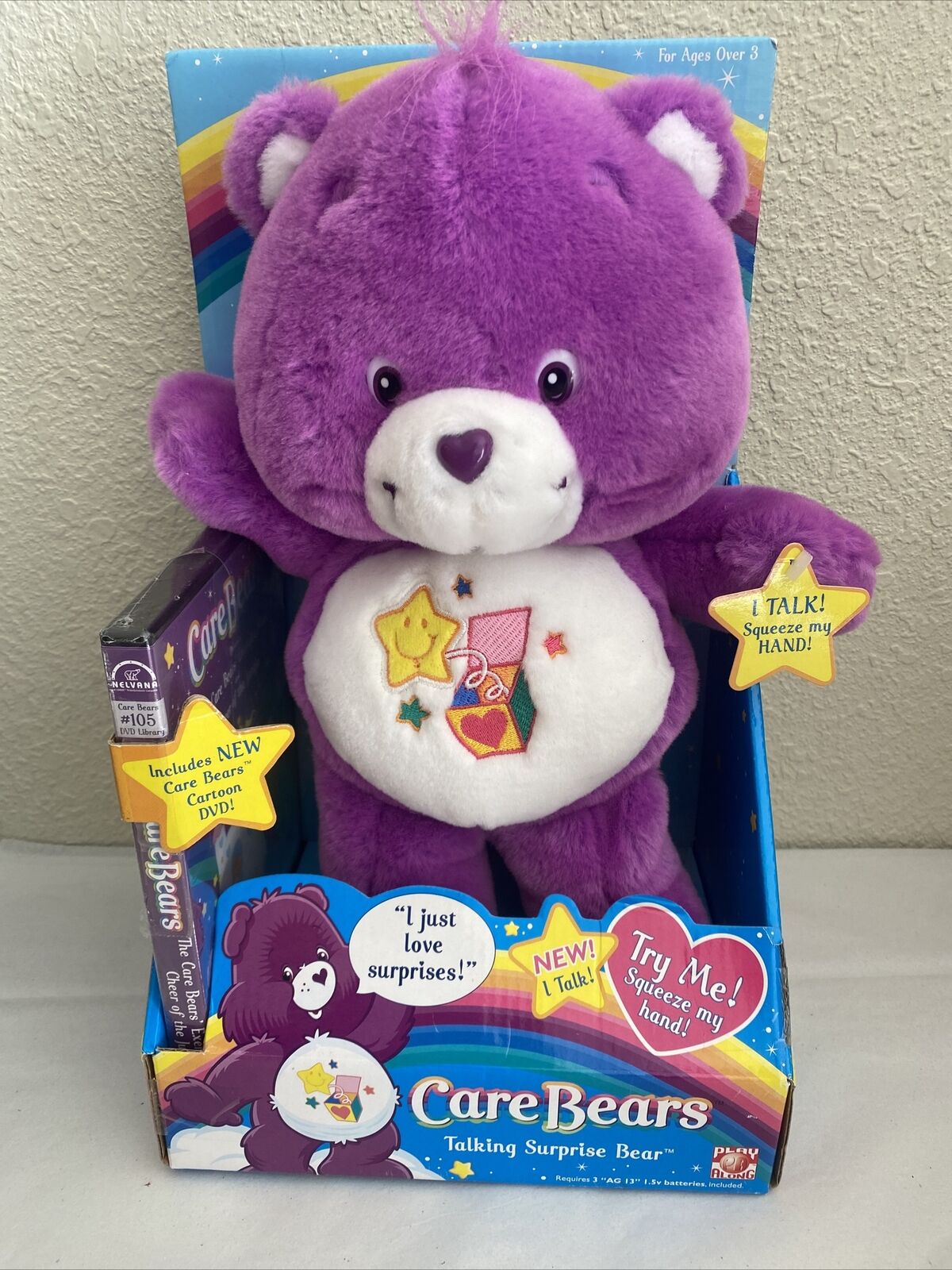 Care Bear Talking Surprise Bear With DVD 2004