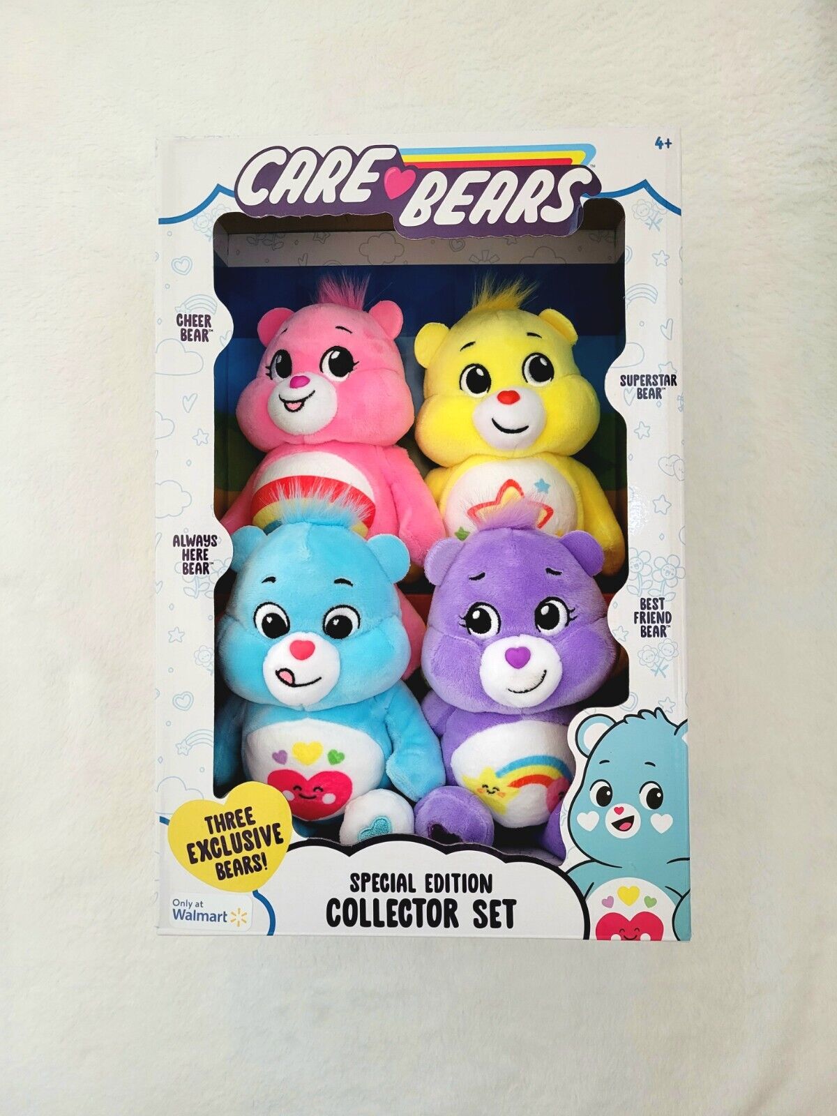 Care Bear Special Edition Collector Set 4 Pack Plush