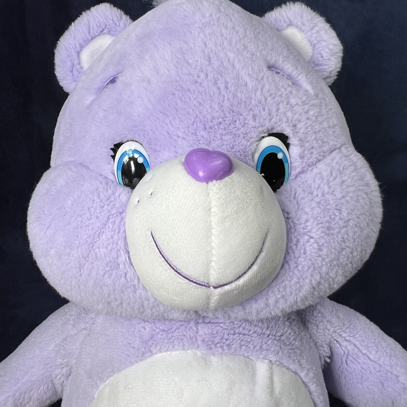 ? Sweet Dreams Care Bear 20” Stuffed Animal Plush Lavender Purple Pink Moon ?