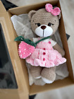 Girl Teddy Bear Soft Toy Newborn Cute Baby Welcome Gift Baby Shower Gift