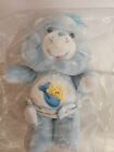 Vintage 1980's Care Bear Baby Tugs Blue with Diaper 11" Plush - new in pkg