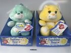 *** KENNER VINTAGE 1984 BEDTIME CARE BEAR & FUNSHINE NEW IN BOX WITH BOOKLET ***