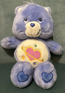 RARE Care Bear 13” Day Dream Heart Talking Plush 2004 TESTED AND WORKING