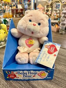 Vintage 1984 Kenner Baby Hugs Bear Care Bears Original Box