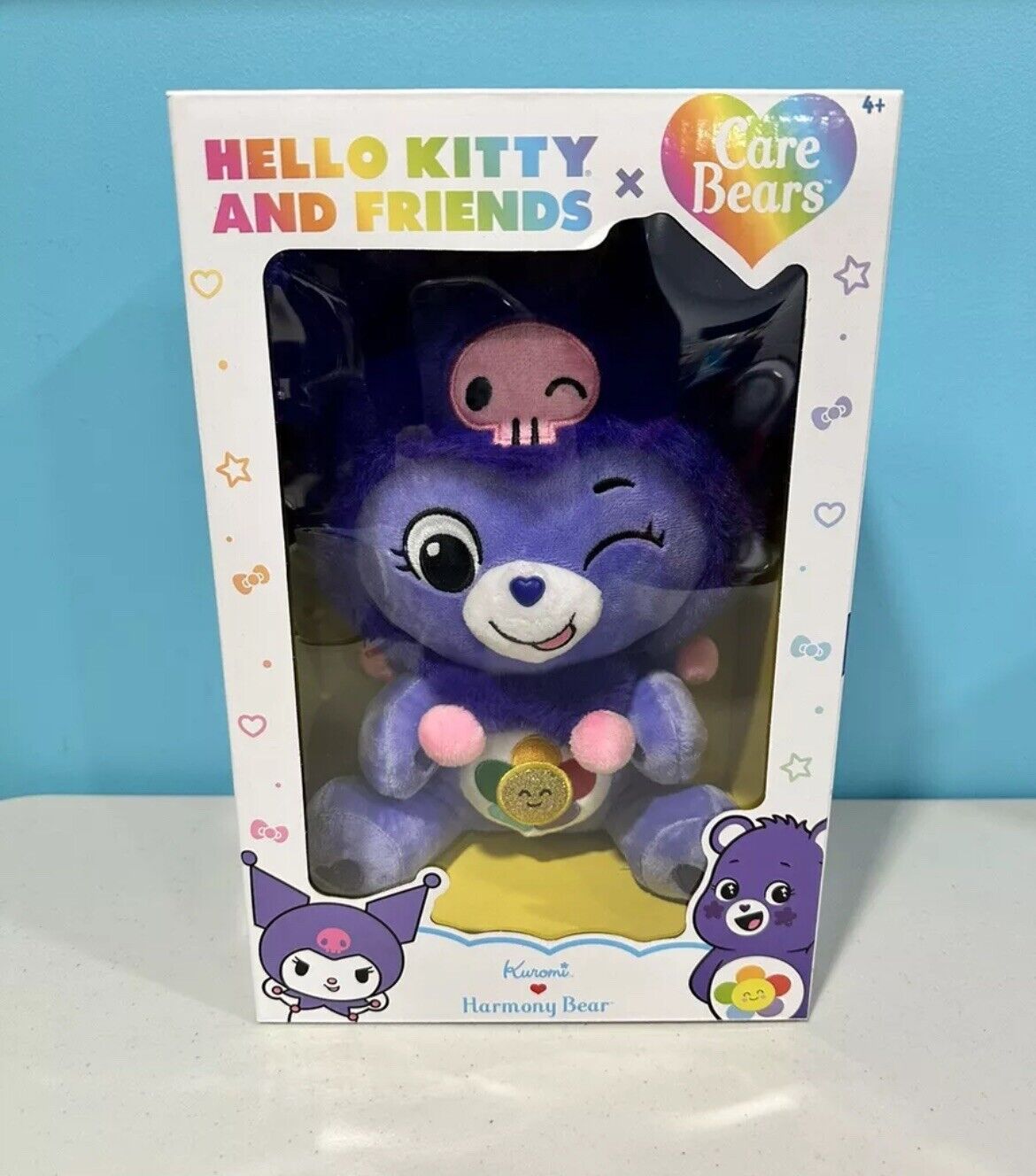 Kuromi x Harmony Bear ~ Hello Kitty X Care Bears