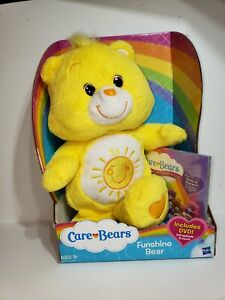 Care Bears Funshine Bear w/ DVD Ages 3+ 2012 Brand New in Box