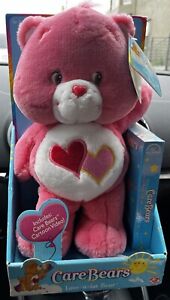 Vintage 2002 Care Bears Pink Love-a-lot Bear 13