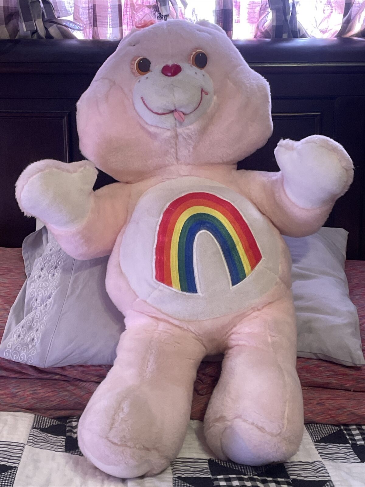 Giant Jumbo Care Bear 36” Cheer Bear Renner Vintage 1984