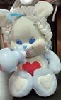 Care Bear Cousins Cub Swift Heart Rabbit Plush With Bottle Kenner 1986 Vintage