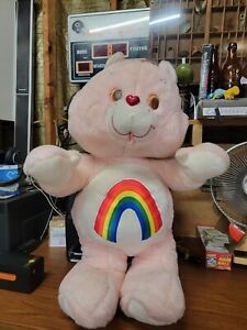 Vintage Kenner 1984 36” Inch Large Cheer Bear Care Bears Plush Rare Exclusive