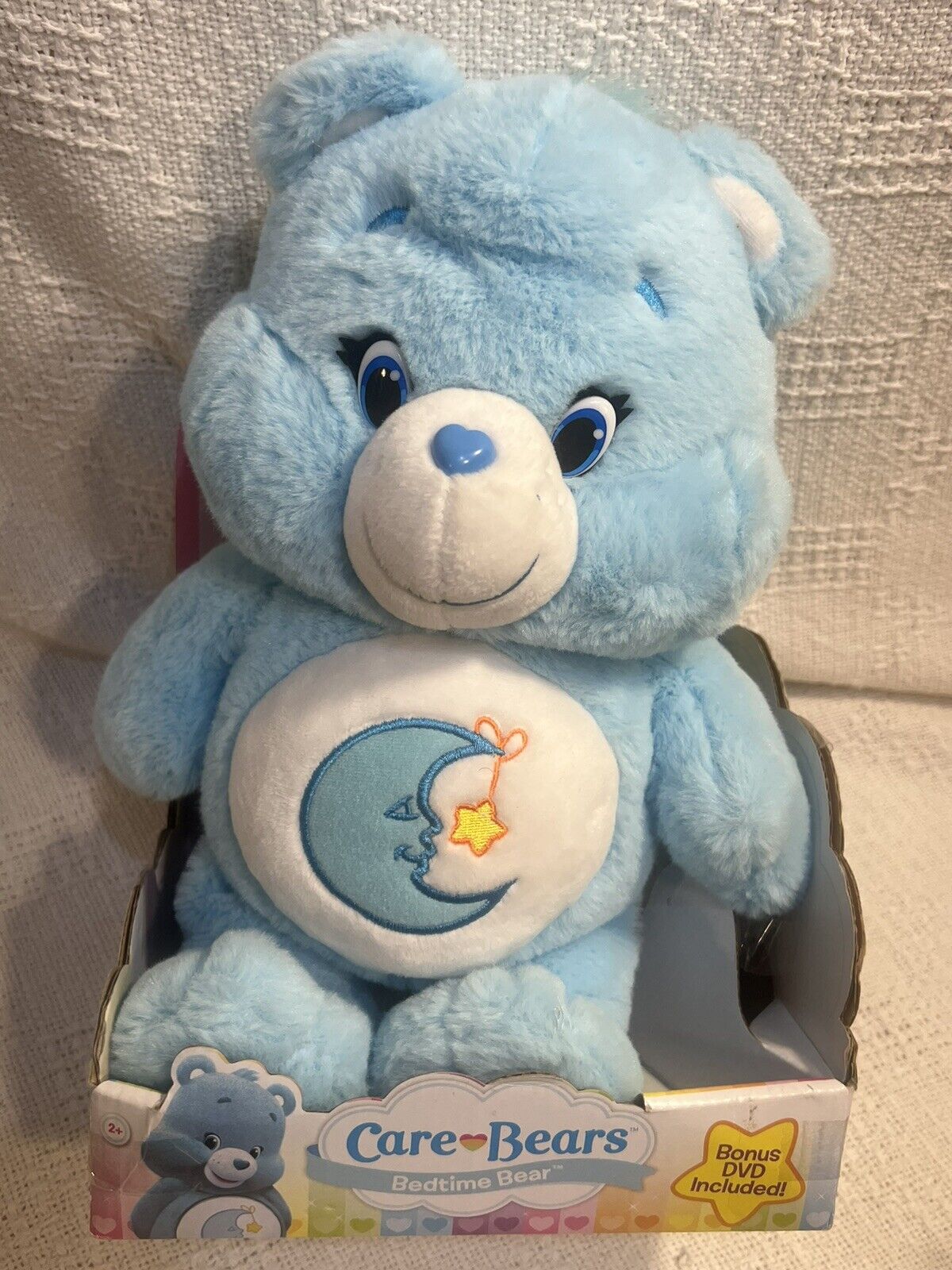 Care Bears Bedtime Bear 13” Plush Blue 2015 No DVD Vintage By Play Along