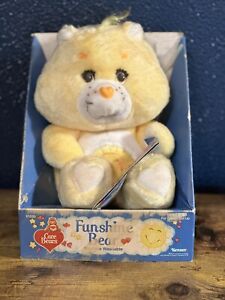 Vtg 1983 Kenner Friendship Care Bear Plush New In Box old stock yellow