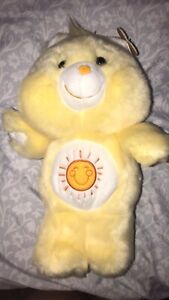 Gund Funshine Care Bear Yellow Sunshine Plush Super Soft, Rare, Vintage