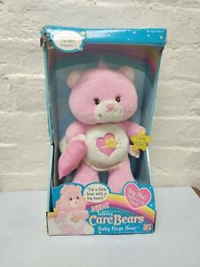 Care Bear Talking Hugs Bear No DVD 2004 NIB Plush Toy