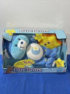 2003 New In Box Care Bears Bedtime Bear Lullaby Friend Light-Up & Lullaby