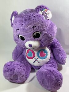 NWT Care Bears Plush Jumbo Share Bear Purple Carebear Costco 36