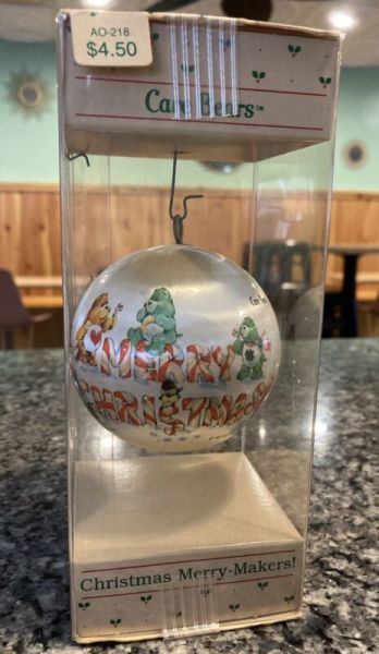 Care Bears Vintage Ornament 1984 American Greetings “Christmas Merry Makers”RARE