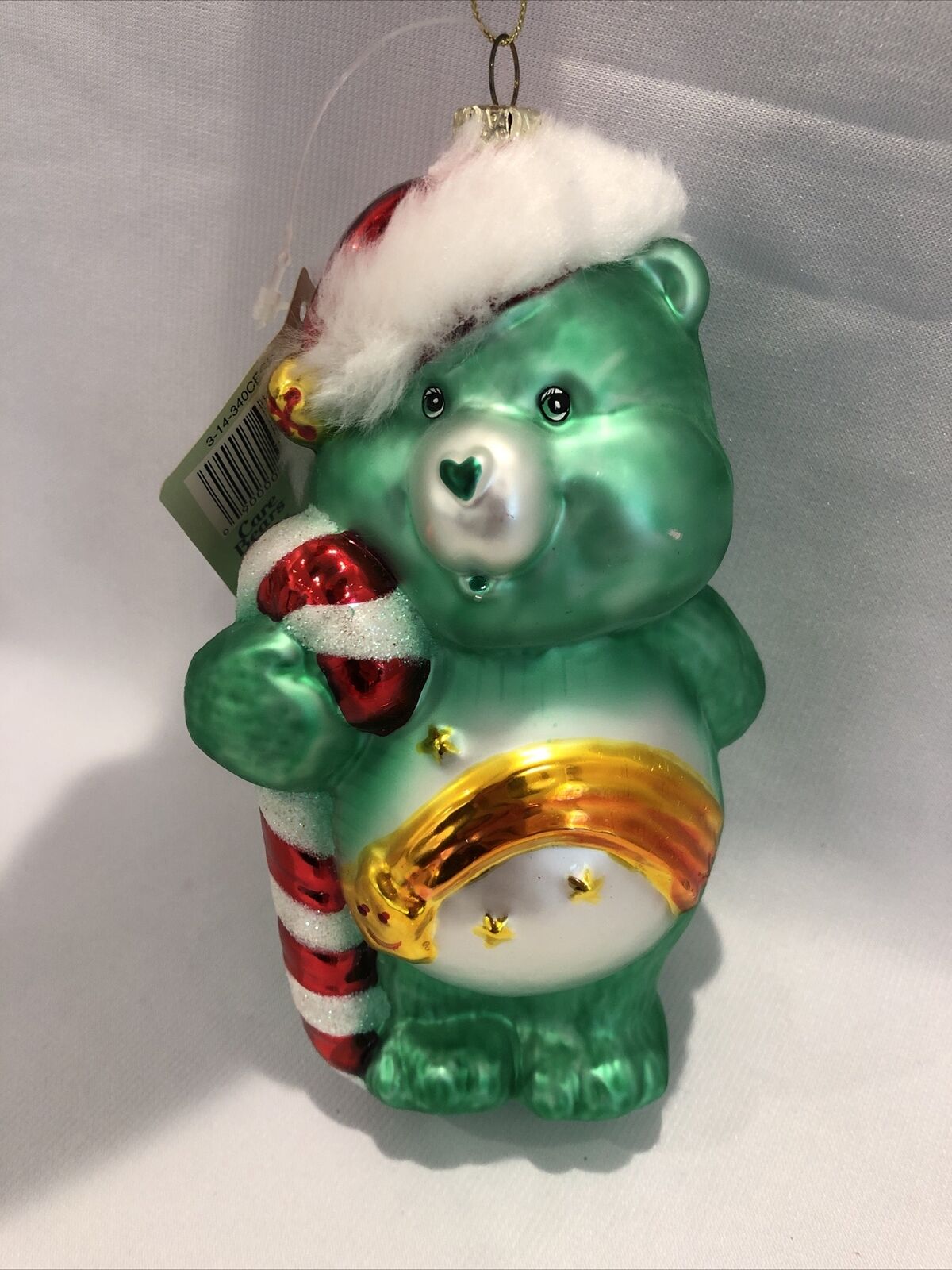 2003 NWT Care Bears WISH Bear Blown Glass Christmas Ornament American Greetings